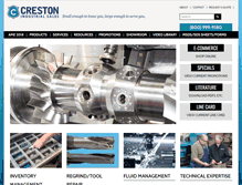 Tablet Screenshot of crestonindustrial.com